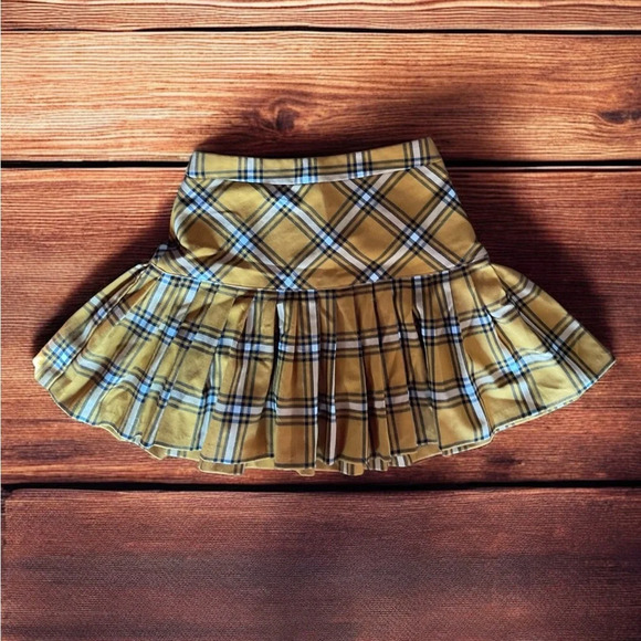 Forever 21 Dresses & Skirts - Forever21 yellow plaid skirt (A4)
